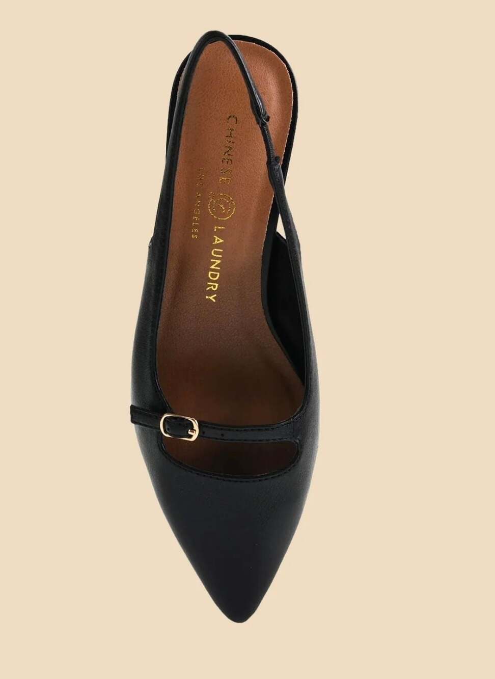 Chinese Laundry Maude Pointed Toe Slingback Kitten Heels